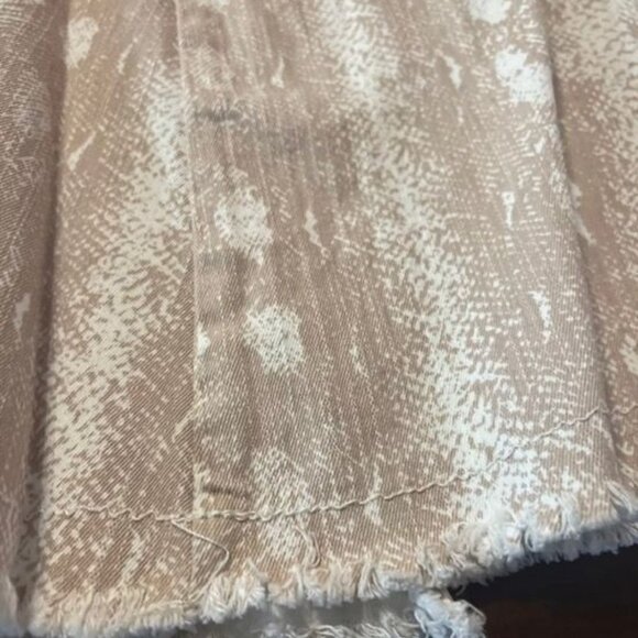 Bell-Bottom Flared Pants By Saints & Hearts In pink snake Pattern - Picture 8 of 10